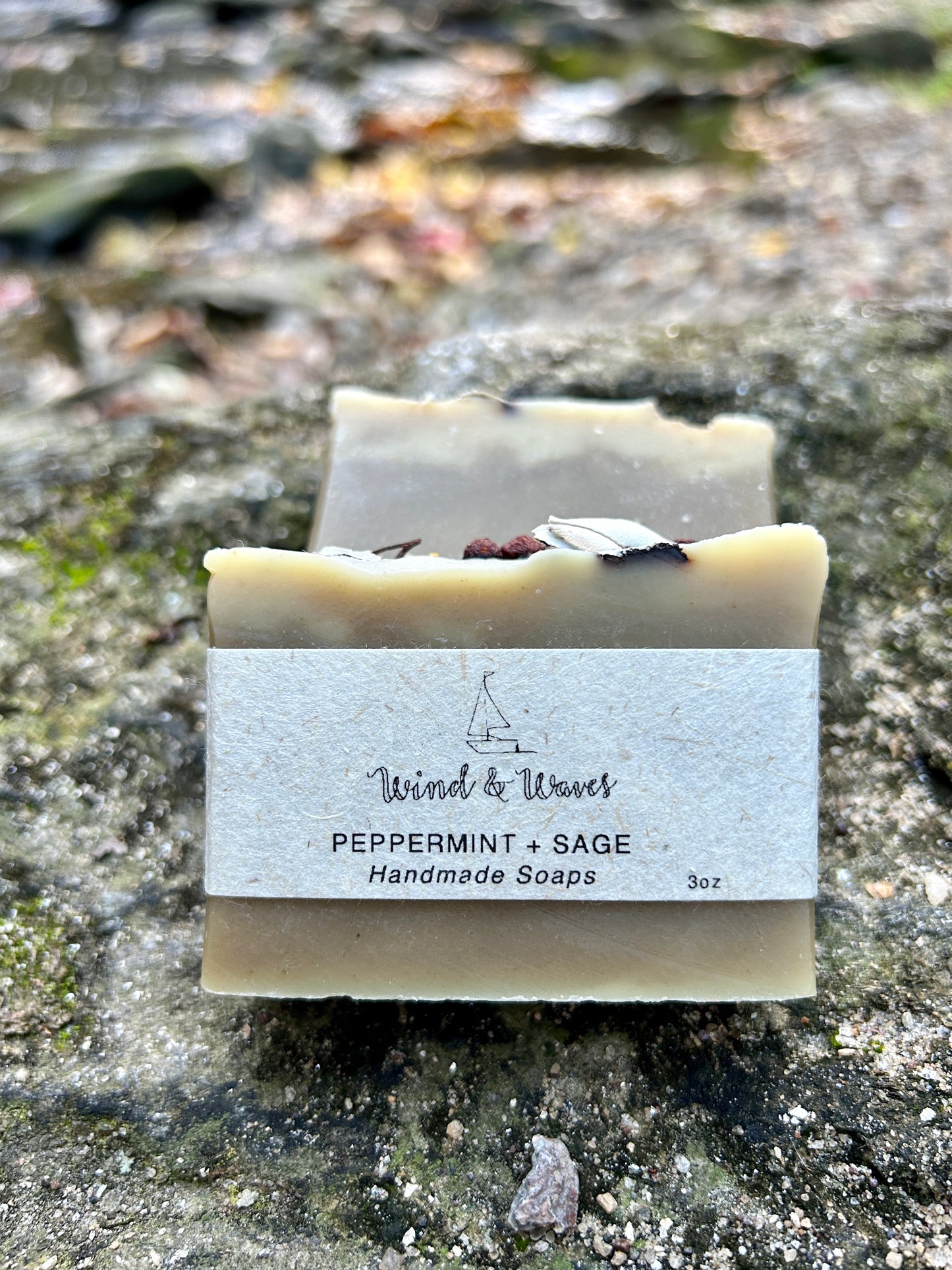 PEPPERMINT + SAGE SOAP