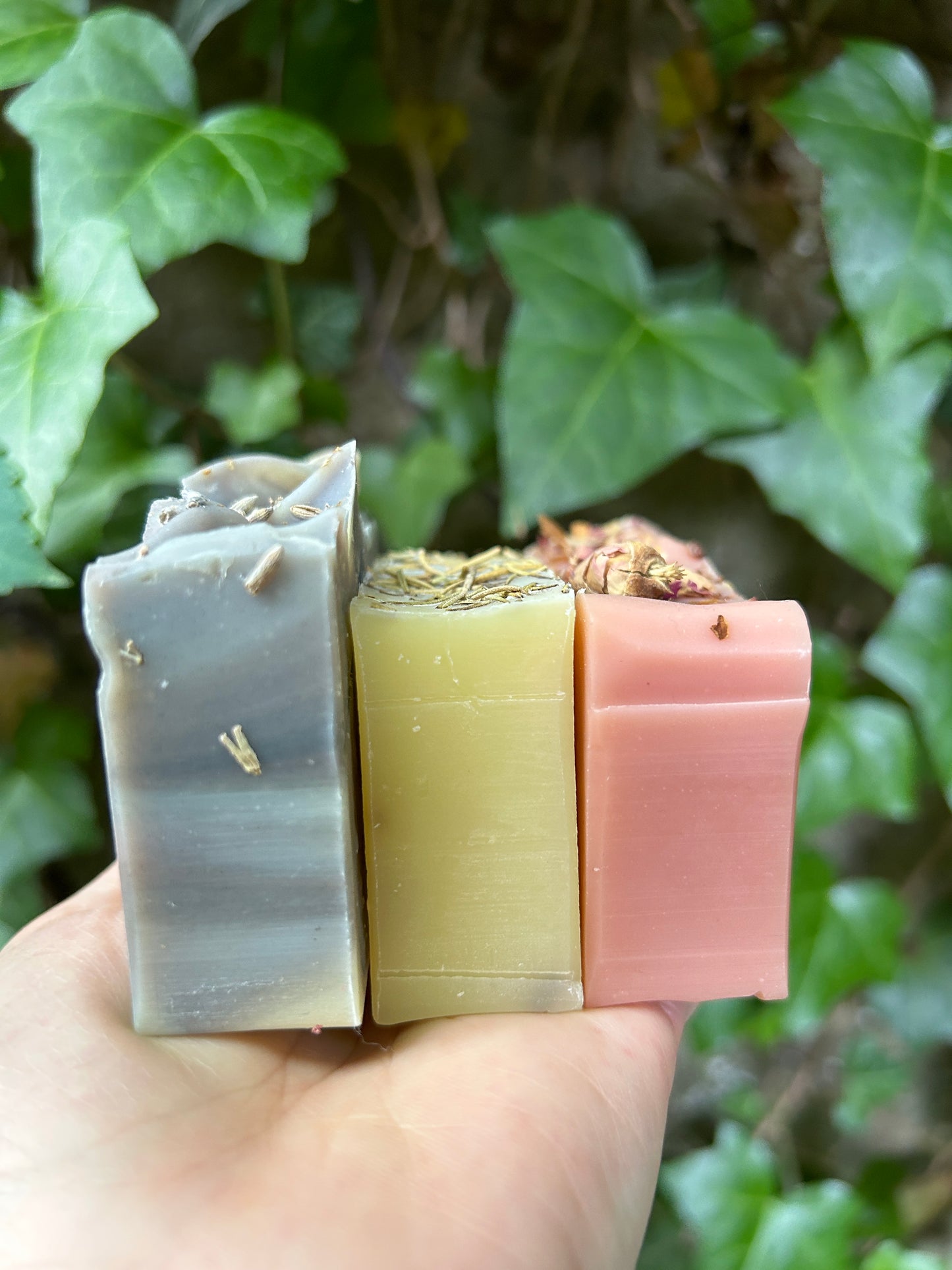 GIFT BOX ~ 3 SOAPS & LAVENDER SEA SALTS