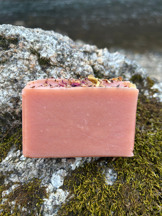 ROSE + PINK CLAY SOAP